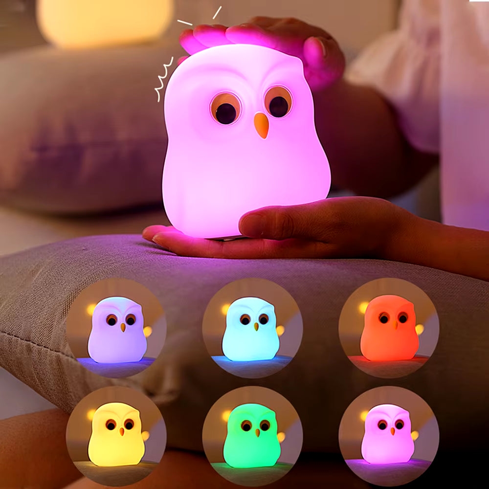 Owl Night Light Rechargeable