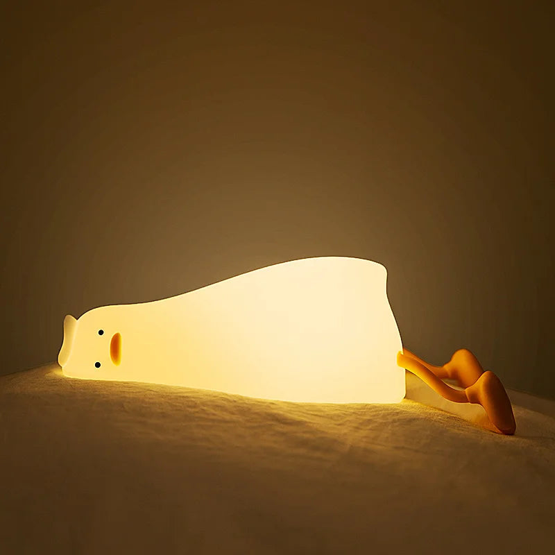 Lying Flat Duck Night Light 